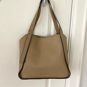 $450 Marc Jacobs the Director Tan Brown Pebble Leather Large Shoulder Tote Bag